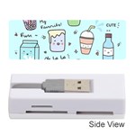 Drinks Cocktails Doodle Coffee Memory Card Reader (Stick)