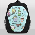 Drinks Cocktails Doodle Coffee Backpack Bag