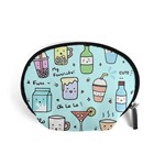 Drinks Cocktails Doodle Coffee Accessory Pouch (Small)