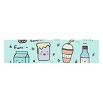 Drinks Cocktails Doodle Coffee Banner and Sign 4  x 1 