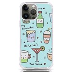 Drinks Cocktails Doodle Coffee iPhone 13 Pro Max TPU UV Print Case