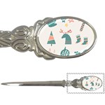 Reindeer Stars Socks Stick Letter Opener