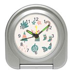 Reindeer Stars Socks Stick Travel Alarm Clock