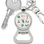 Reindeer Stars Socks Stick Bottle Opener Key Chain