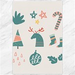 Reindeer Stars Socks Stick Canvas 20  x 30 