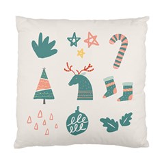 Reindeer Stars Socks Stick Standard Cushion Case (Two Sides) from ArtsNow.com Front
