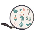 Reindeer Stars Socks Stick Classic 20-CD Wallets