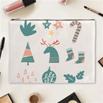 Reindeer Stars Socks Stick Cosmetic Bag (XL)