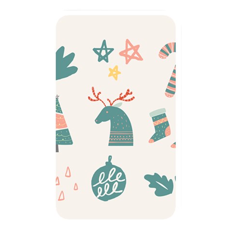 Reindeer Stars Socks Stick Memory Card Reader (Rectangular) from ArtsNow.com Front