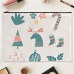 Reindeer Stars Socks Stick Cosmetic Bag (XXXL)