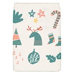 Reindeer Stars Socks Stick Removable Flap Cover (S)