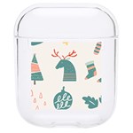Reindeer Stars Socks Stick Hard PC AirPods 1/2 Case