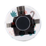 Reindeer Stars Socks Stick On-the-Go Memory Card Reader