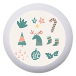 Reindeer Stars Socks Stick Dento Box with Mirror