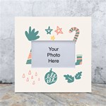 Reindeer Stars Socks Stick White Box Photo Frame 4  x 6 