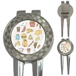 Dinner Meal Food Snack Fast Food 3-in-1 Golf Divots