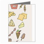 Dinner Meal Food Snack Fast Food Greeting Cards (Pkg of 8)