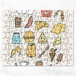 Dinner Meal Food Snack Fast Food Rectangular Jigsaw Puzzl