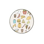 Dinner Meal Food Snack Fast Food Hat Clip Ball Marker (10 pack)