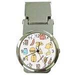 Dinner Meal Food Snack Fast Food Money Clip Watches
