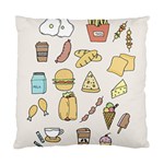 Dinner Meal Food Snack Fast Food Standard Cushion Case (One Side)
