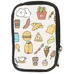 Dinner Meal Food Snack Fast Food Compact Camera Leather Case