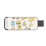 Dinner Meal Food Snack Fast Food Portable USB Flash (One Side)