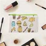 Dinner Meal Food Snack Fast Food Cosmetic Bag (XS)