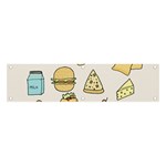 Dinner Meal Food Snack Fast Food Banner and Sign 4  x 1 