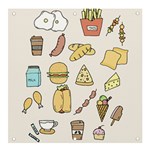 Dinner Meal Food Snack Fast Food Banner and Sign 4  x 4 