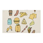 Dinner Meal Food Snack Fast Food Banner and Sign 5  x 3 