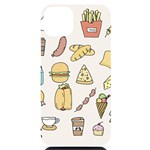 Dinner Meal Food Snack Fast Food iPhone 14 Plus Black UV Print Case