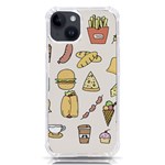 Dinner Meal Food Snack Fast Food iPhone 14 TPU UV Print Case
