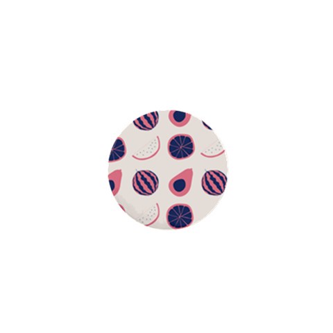 Fruits Halves Pattern Design 1  Mini Buttons from ArtsNow.com Front