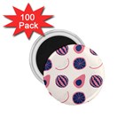 Fruits Halves Pattern Design 1.75  Magnets (100 pack) 