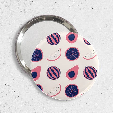 Fruits Halves Pattern Design 2.25  Handbag Mirrors from ArtsNow.com Front