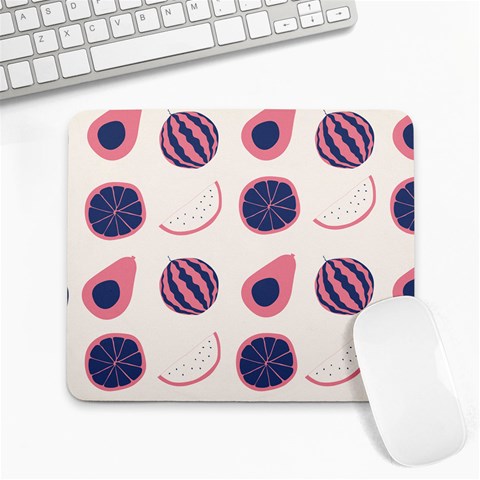 Fruits Halves Pattern Design Large Mousepad from ArtsNow.com Front