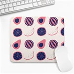 Fruits Halves Pattern Design Large Mousepad