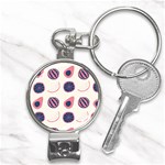 Fruits Halves Pattern Design Nail Clippers Key Chain