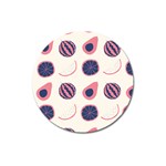 Fruits Halves Pattern Design Magnet 3  (Round)