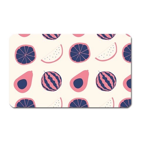 Fruits Halves Pattern Design Magnet (Rectangular) from ArtsNow.com Front