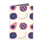 Fruits Halves Pattern Design Mini Greeting Card