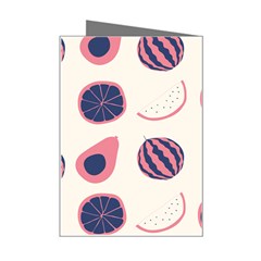 Fruits Halves Pattern Design Mini Greeting Card from ArtsNow.com Right