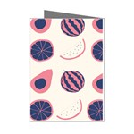 Fruits Halves Pattern Design Mini Greeting Cards (Pkg of 8)