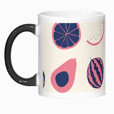 Fruits Halves Pattern Design Morph Mug from ArtsNow.com Left