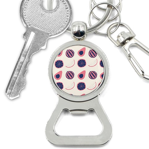 Fruits Halves Pattern Design Bottle Opener Key Chain from ArtsNow.com Front
