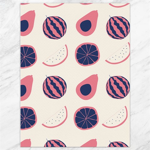 Fruits Halves Pattern Design Canvas 36  x 48  from ArtsNow.com 35.26 x46.15  Canvas - 1