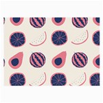 Fruits Halves Pattern Design Large Glasses Cloth
