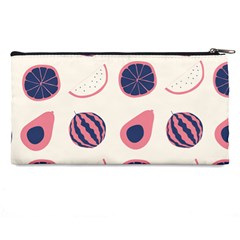Fruits Halves Pattern Design Pencil Case from ArtsNow.com Back