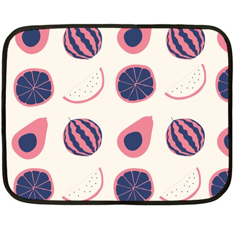 Fruits Halves Pattern Design Two Sides Fleece Blanket (Mini) from ArtsNow.com 35 x27  Blanket Front